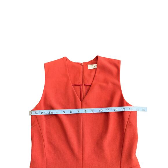 M.M. Lafleur Chili Flake Career Business Office The Annie Sheath Dress Size 4 - Picture 8 of 11